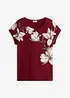 Topp i ekologisk bomull med blommotiv, bonprix