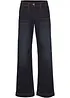 Wide Leg Jeans Mid Waist, med bekväm midja, bonprix