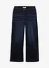 Wide Leg Jeans Mid Waist, med bekväm midja, bonprix