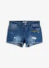 Jeansshorts med broderi, bonprix