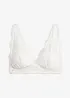 Bralette utan bygel, med fin spets (2-pack), bonprix