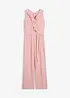 Jumpsuit i mjukt, krinklat material, bonprix
