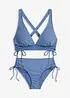 Bikini i glittrigt material (2 delar), bonprix