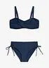 Balconettebikini i glansigt material (2 delar), bonprix