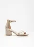 Sandalett med blockklack, bonprix