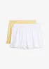 Pyjamasshorts i pointellejersey (2-pack), bonprix