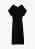 Jerseyklänning i viskosmix, bonprix