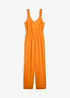 Jumpsuit i följsam viskos, bonprix
