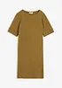 Trikåklänning i elastisk bomullsmix, bonprix
