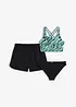 Bikini och shorts (3 delar), bonprix