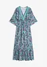 Mönstrad maxiklänning av viskos med mjukt fall, bonprix