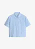 Blus med hålbroderi, bonprix