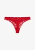 Stringtrosa av mjuk spets, bonprix