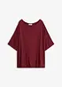 Cold shoulder-topp i viskos, bonprix