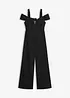 Jumpsuit av kräpp med struktur, bonprix