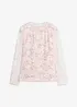 Långärmad topp i spets, bonprix