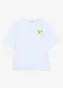 T-shirt i ekologisk bomull, avslappnad passform, bonprix