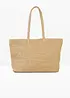 Shoppingväska med halmlook, bonprix