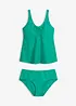 Tankini med snörning (2 delar), bonprix