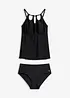 Tankini med cut-outs (2 delar), bonprix