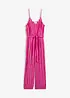 Jumpsuit i viskos med struktur, bonprix