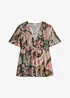 Blus av viskos med mjukt fall, bonprix