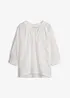 Muslintunika med hålbroderi, bonprix