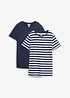 T-shirt med rund halsringning (2-pack), bonprix