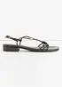 Sandal med metallic-detaljer, bonprix