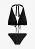 Halterneckbikini med rysch (2 delar), bonprix