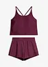 Tankini med badshorts, snabbtorkande material (2 delar), bonprix