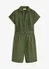 Jumpsuit med knytskärp, bonprix