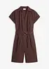 Jumpsuit med knytskärp, bonprix