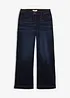 Wide Leg Jeans Mid Waist, med bekväm midja, bonprix