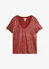 Linnetopp med Lurex-garn, bonprix
