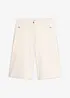 Shorts av elastisk twill, med vida ben, bonprix