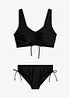 Bikini med BH-topp och knytband (2 delar), bonprix
