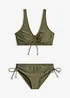 Bikini med BH-topp och knytband (2 delar), bonprix