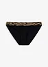 Bikinibyxa med glansigt material, bonprix