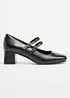 Pumps med remmar, bonprix