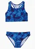 Batikmönstrad bikini för barn (2 delar), bonprix