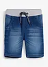 Jeansshorts i trikå, Regular Fit, bonprix
