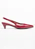 Slingbackpumps med låg klack, bonprix