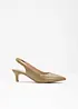 Slingbackpumps med smal klack, bonprix