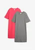 T-shirtklänning (2-pack), bonprix