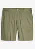 Stretchiga shorts med elastisk midja, Regular Fit, bonprix