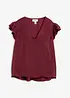 Blus med volanger, bonprix