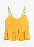 Linne av satin med mjukt fall, bonprix