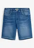 Jeansshorts i sweatshirtmaterial med resårlinning Regular Fit, bonprix
