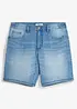 Tunna jeansshorts med resårmidja, Relaxed Fit, bonprix